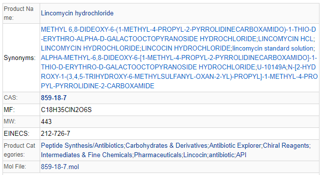 Lincomycin Hydrochloride