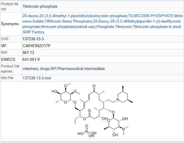 Tilmicosin Phosphate