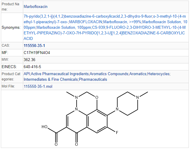 Marbofloxacin