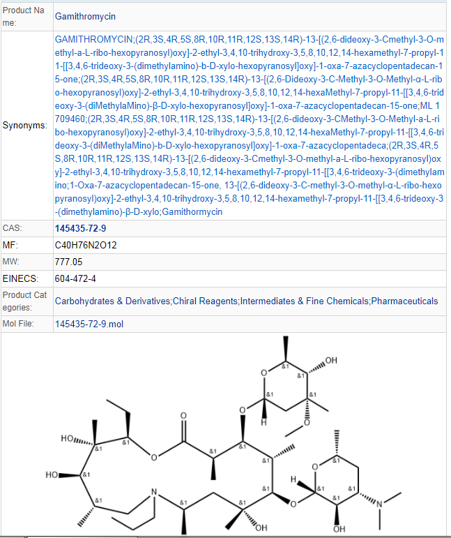 Gamithromycin