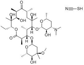 Veterinary medicine Erythromycin Thiocyanate